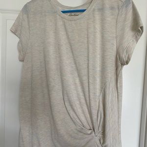 Spalding multicolor yoga top with knot